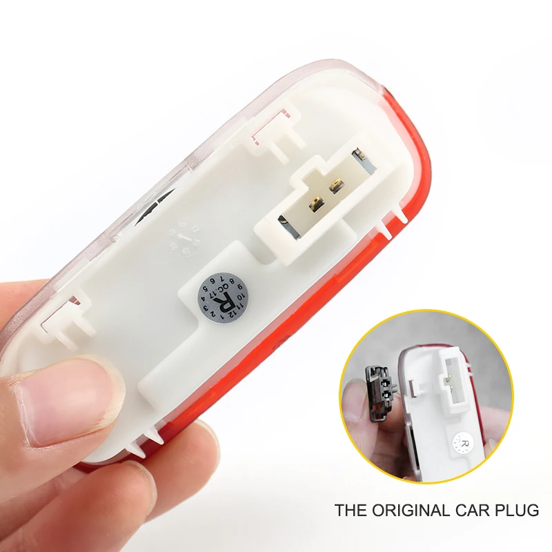 

GELINSI for Volkswagen Atlas 2017 car door light is not damaged, the special laser projection lamp is modified Refitting olny