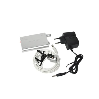 

Portable Black Head Light Lamp for Dental Surgical Medical Binocular Loupe + Case