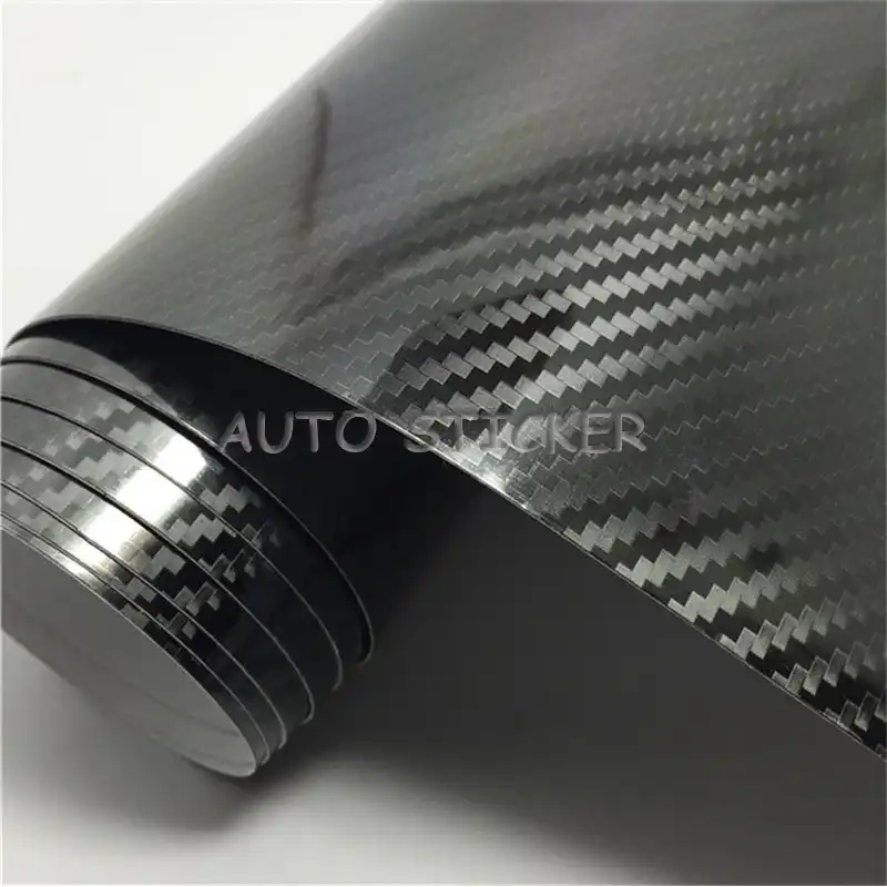 3D Carbon Foil Car Foil Carbon Gloss 4d Matt Black Bubble-Free 5d 3,5 €// M²