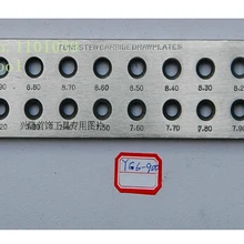 20 отверстий 7,10-9,00 мм Карбид вольфрама Drawplates для ювелирных изделий инструменты