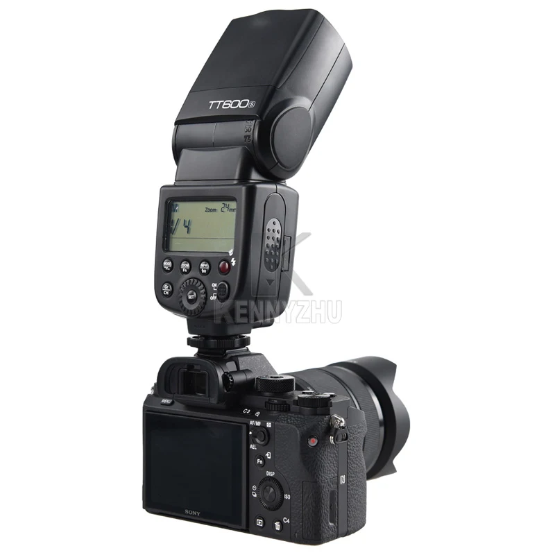 GODOX TT600S+ X1T-S передатчик триггера вспышки X1S 2,4G Беспроводная вспышка для sony DSLR камеры A7S A7 A7R II A7MII A6000 A6300