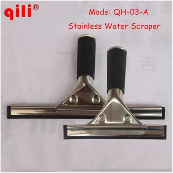 

QILI QH-03-A Water Wiper Scraper Blade Window Glass Cleaning Squeegee Tools 15/25/35 Width Stainless Blades Scraper Tools