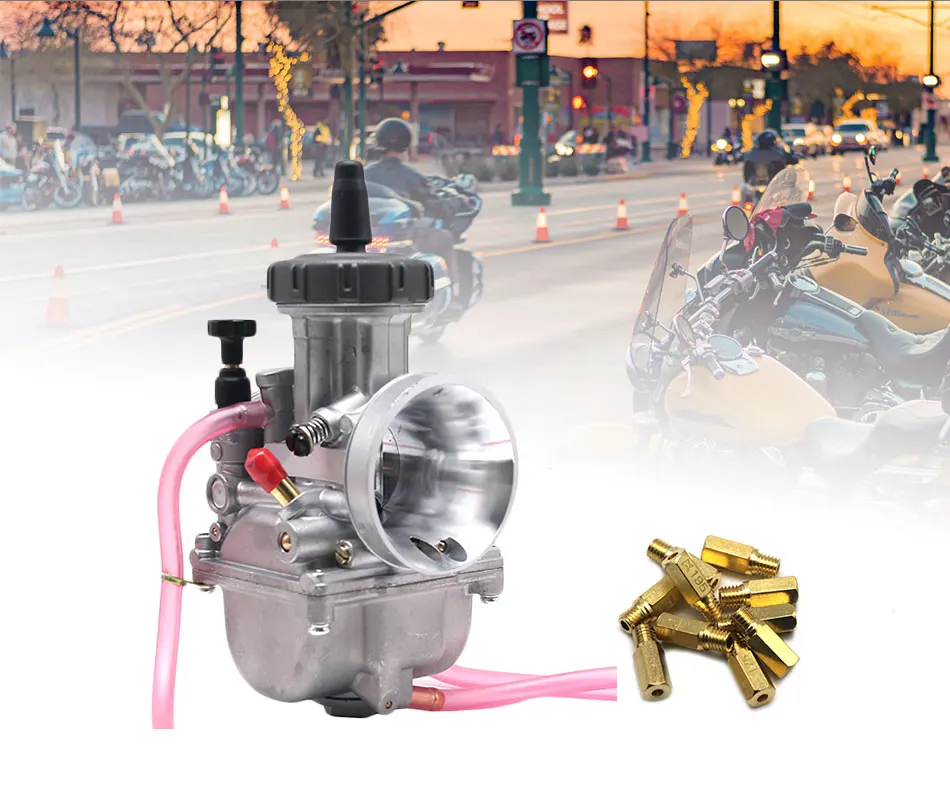 Alconstar-33 34 35 36 38 40 42 мм МОТОЦИКЛ КАРБЮРАТОР PWK Carb с основной струей 2 T 4 T двигатель Dirt Bike Мотокросс мотовездеход квадроцикл гонки