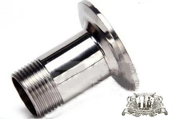 

Adapter external thread DN25(1") x tri-clamp OD50.5 . Stainless steel SS304