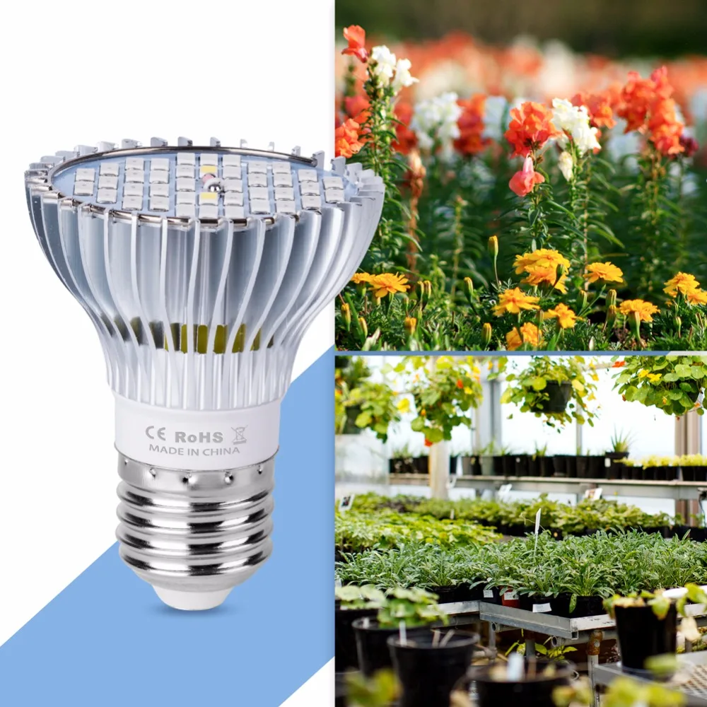 

E27 LED Grow Light Bulb 30W 50W 80W Fito LED Lamp Full Spectrum 220V Indoor Plant Growing Tents 5730 SMD Lampe UV Plante 110V
