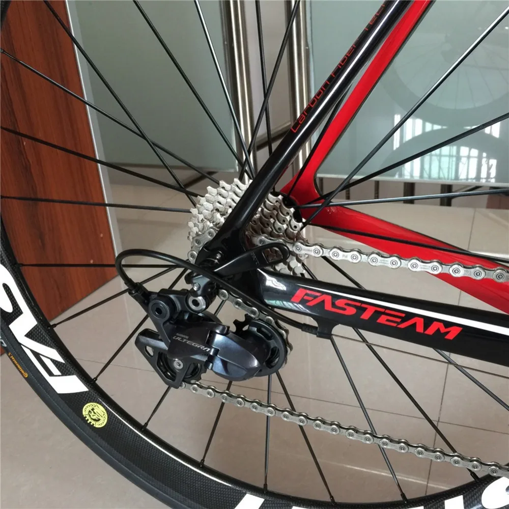 HOT SALE 2019 New Full Carbon 700C Road Bike Carbon Complete Bicycle With Ultegra R8000 22 Speed Groupset And 50MM Wheelset