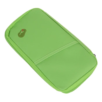 

Travel Wallet with Closure Zip Document Organiser Passport Ticket Holder