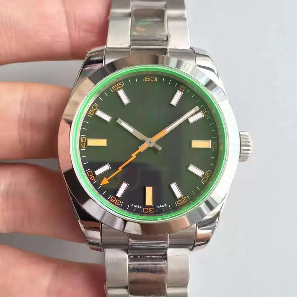 

AAA brand luxury mens watches m116400 40MM black dial 2813 automatic movement stainless steel strap waterproof mechanical watch
