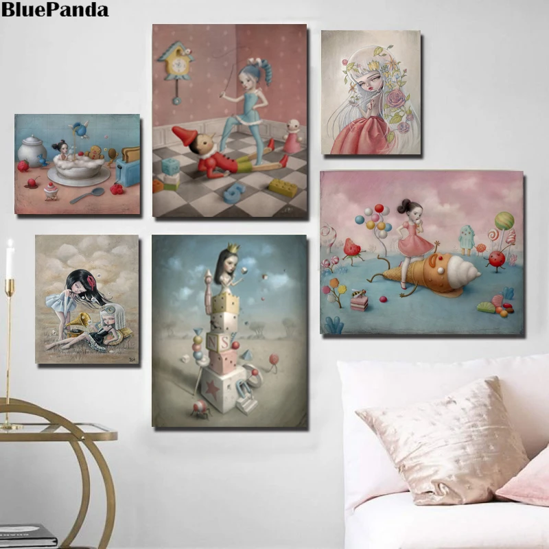 

The Art Of Nataly Kukula Abramovitch Canvas Prints Picture Modular Paintings For Living Room Poster On The Wall Home Decoration