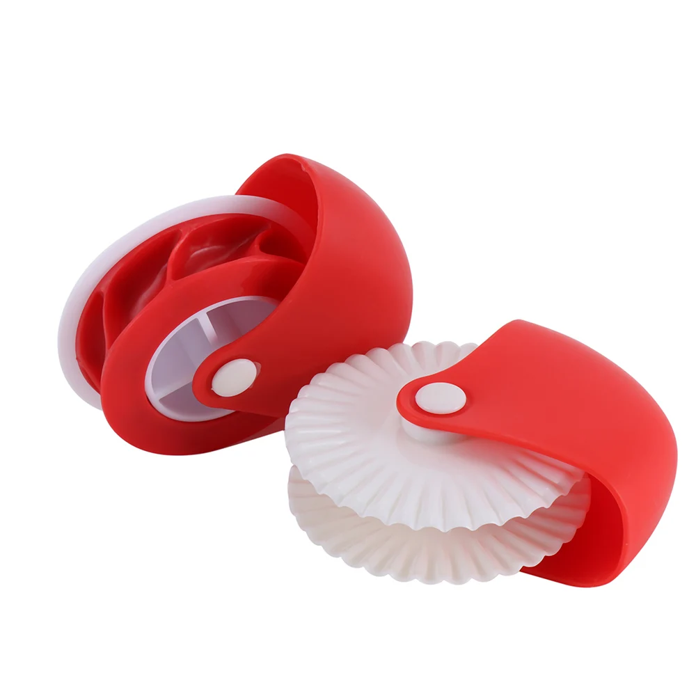 

1Pc Rolling Pins Pizza Pastry Lattice Cutter Pastry Pie Decoration Cutter Plastic Wheel Roller Non-stick Bakeware Cooking Tools