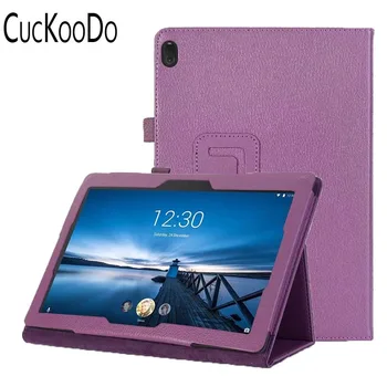 

30Pcs/lot PU Leather Slim Folio Cover with Stylus Holder for Lenovo TAB E10 TB-X104F 10.1-Inch Tablet 2018 Release
