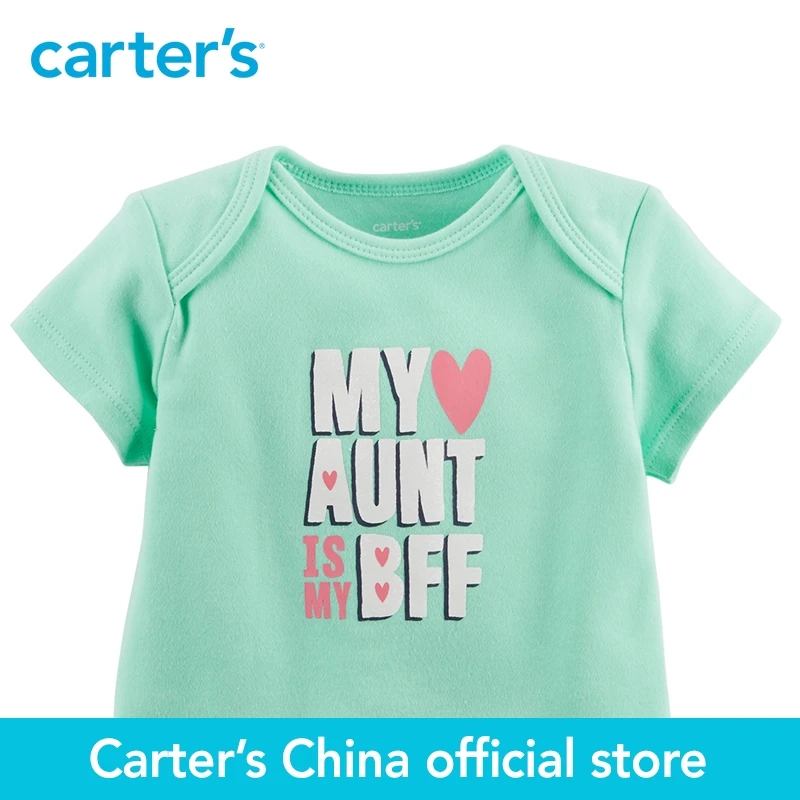 Carter's/1 из 2 предметов для маленьких детей детская одежда девушка лето BFF тетя
