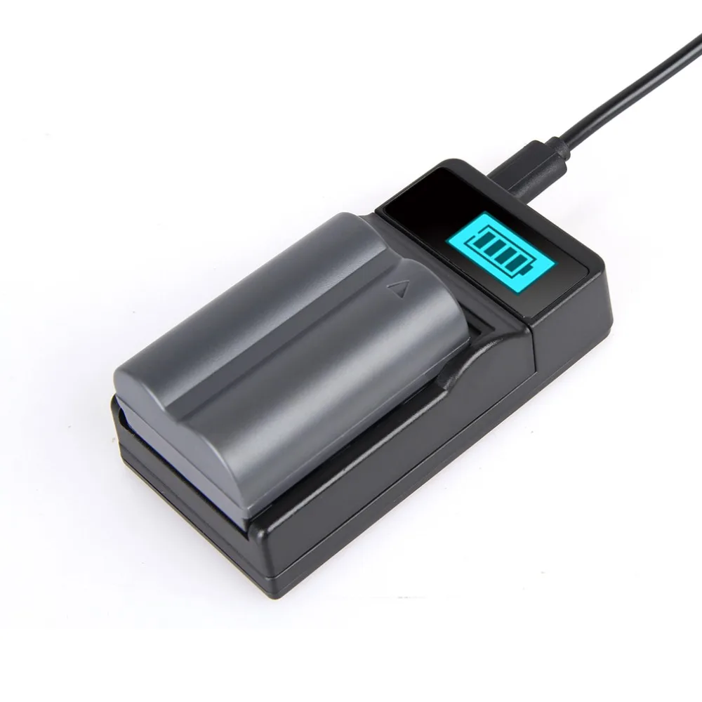 Dinto 2 шт. 2000 мАч 7,4 V BP-511A BP 511A BP511A BP511 BP-511 Камера Батарея+ ЖК-дисплей Дисплей USB Зарядное устройство для Canon 20D 300D 30D