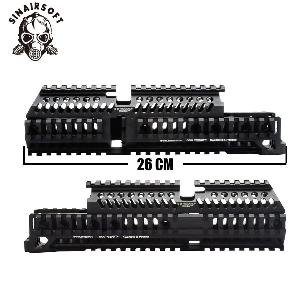 AK 47 Тактический Quad Rail Пикатинни Handguard системы ЧПУ алюминий полная длина тактический для АК AEG/GBB винтовки B30 B31