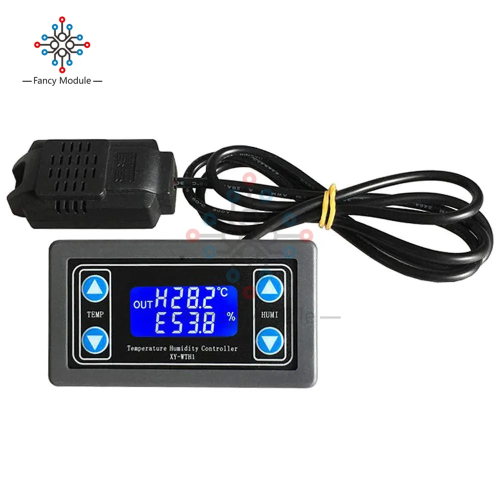 10A Digital LCD Display Thermostat High precision Temperature Controller DC6-30V 