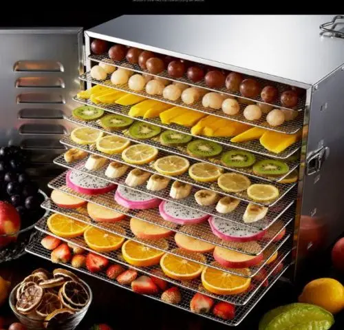 Top Food Dehydrator Fruit Drying Machine Vegetable Dryer Fruit Dryer 10 Layers H#