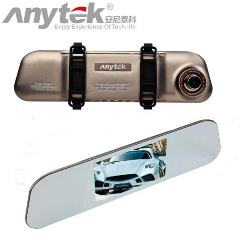 

Anytek A80 Dual Lens DVR Camera Car Video Recorder Ultra thin Rearview Mirror 1080P G-Sensor Gesture sensing Dash Cam