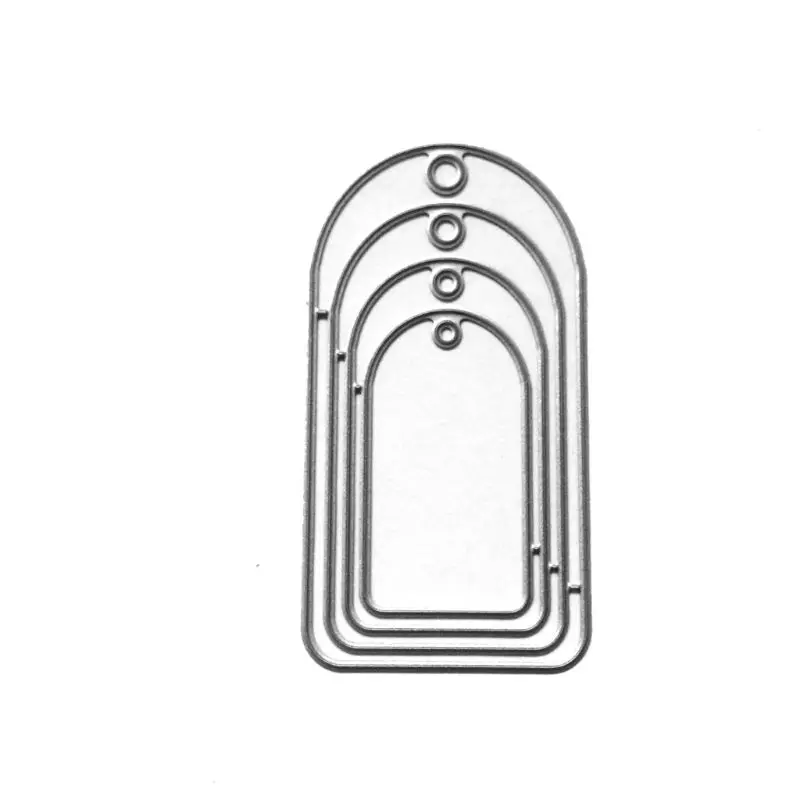 

New Hang Tag Metal Cutting Dies Stencil DIY Scrapbooking Album Stamp Paper Card Embossing Craft Decor