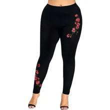 Legging Femme aplikler katı tayt yüksek elastik bel kalem pantolon artı boyutu 5XL Fitness egzersiz Leggins Modis Jeggings bayan