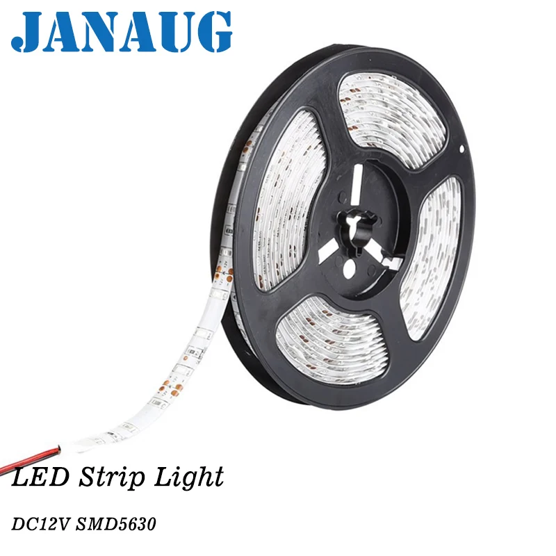 RGB Led Strip 5050 5630 2835 3528 Waterproof 5M 60Led/M Light DC12V Fita String Stripe Bar Neon Bombillas Lamp | Освещение