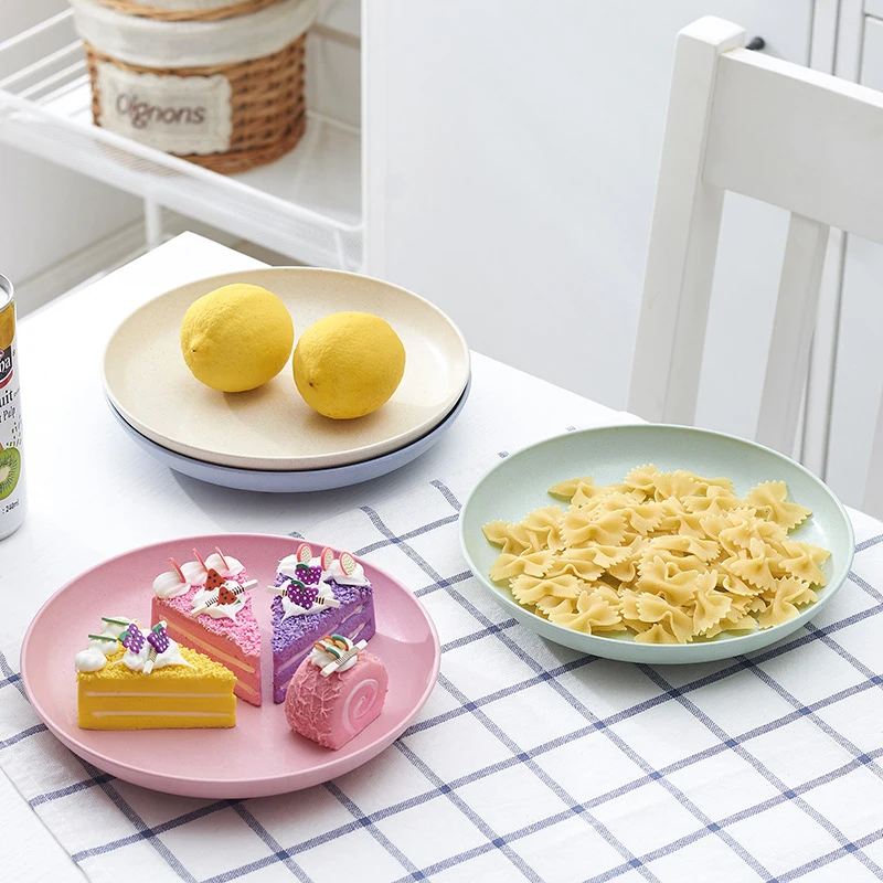 Baby Feeding Dishes Children Plate Wheat Straw Dinnerware Environmental Creative Kids Solid Bowl Snack Fruit Tableware MBG0410 Baby Feeding Dishes Children Plate Wheat Straw Dinnerware Environmental Creative Kids Solid Bowl Snack Fruit Tableware MBG0410
