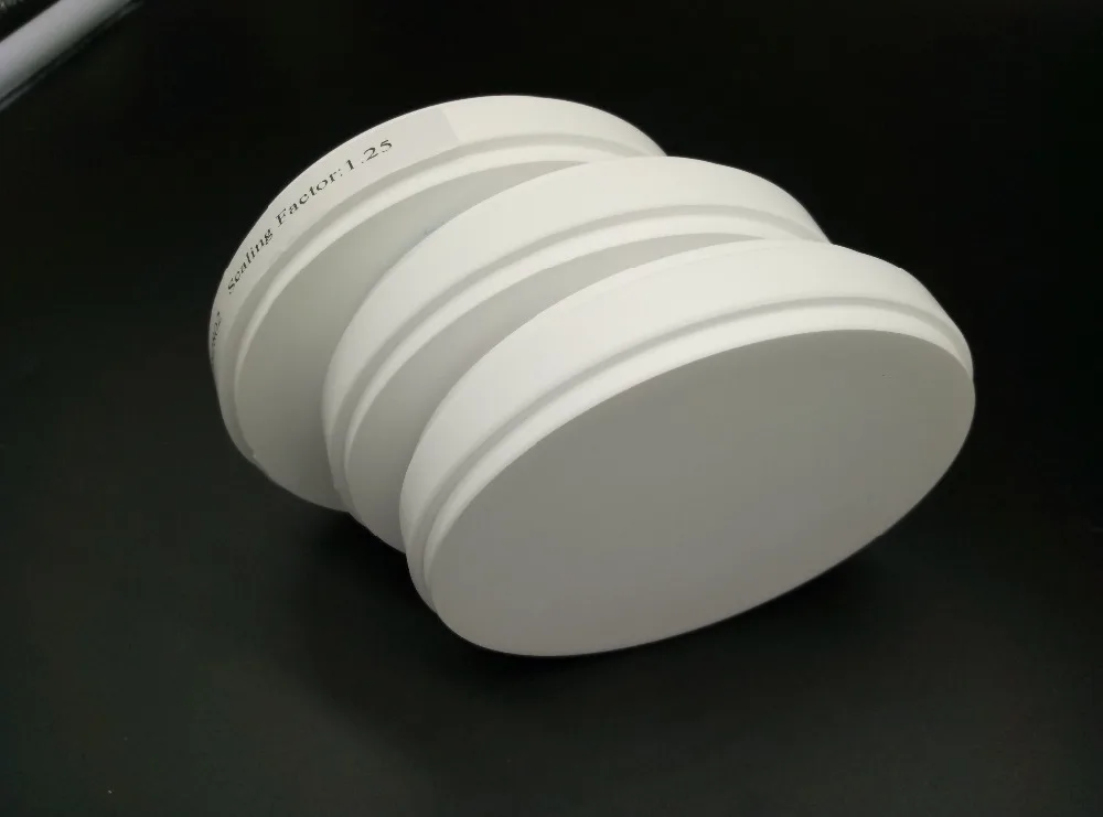 

1 Piece Dental Lab Zirconia Block HT ST OD 98mm*22/25mm CAD CAM Open System Weiland Milling Mechine Zirconia Blocks