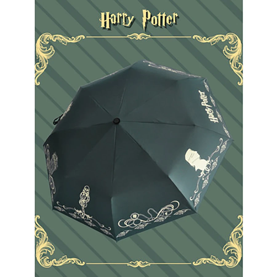 

Green Harry Potter Umbrella Women Paraguas Anime Rain Umbrellas For Kids Cearbon Love Umbrella Lady Sunscreen Semsiy WZP098