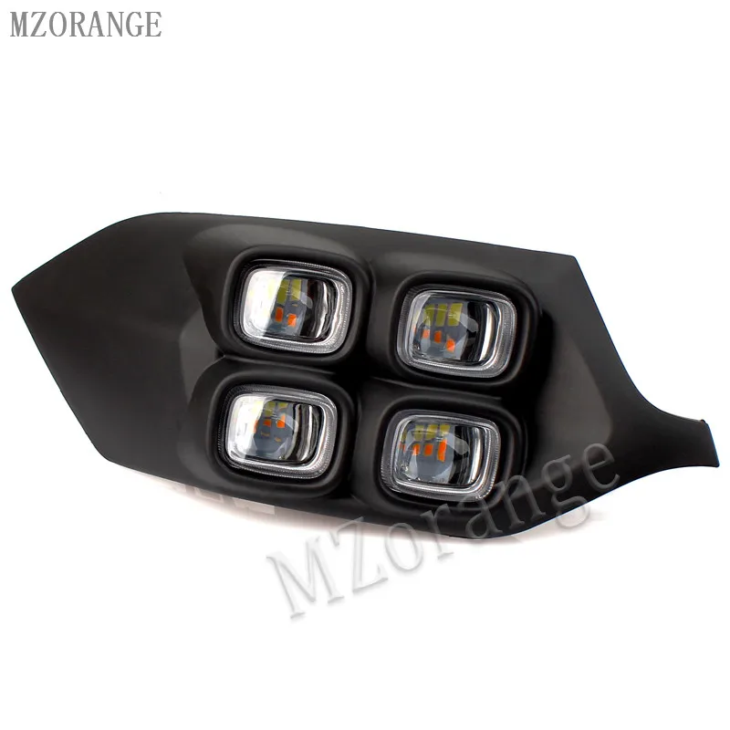 MZORANGE 4Eyes для Mitsubishi Pajero Sport супер яркие автомобильные аксессуары ABS 12V Светодиодный дневной ходовой светильник DRL лампа