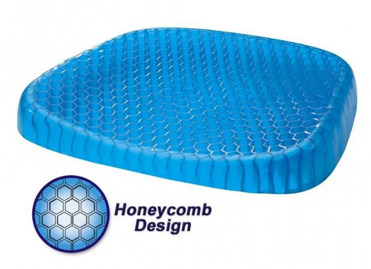Seat Cushion with Non-Slip Cover Breathable Honeycomb Design Absorbs Pressure Points | Дом и сад