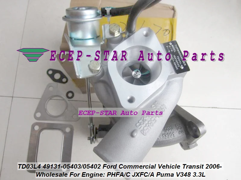 TD03L4 49131 05403 05402 58650 турбо для Ford Commercial Vehicle Transit 2006 PHFA PHFC JXFC JXFA Пума V348 3.3L|turbocharger