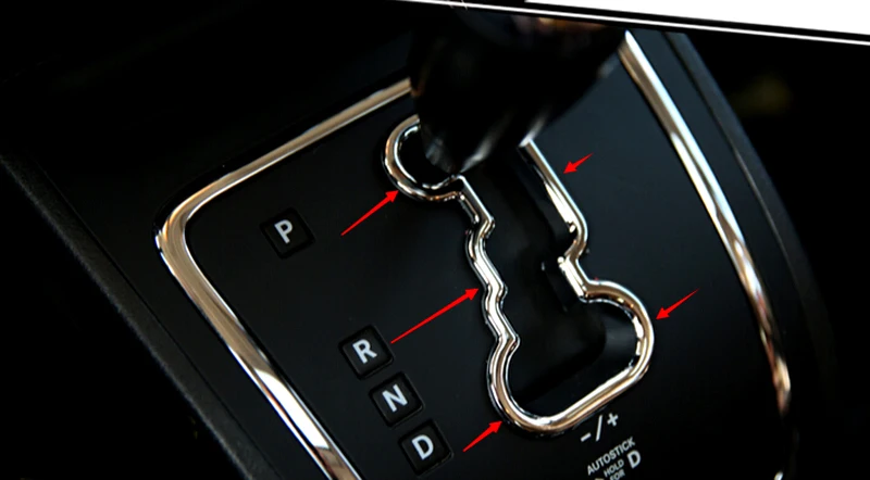 ABS Хром Внутренняя Переключения Передач Рамка Обложка Отделка левый привод Для