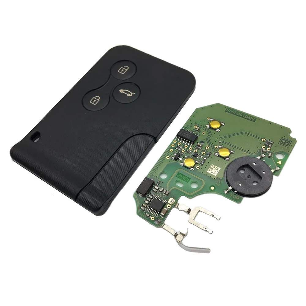 

High quality 3 Button Smart Card for Car Renault Megane Scenic remote key With 7947 electronic chip 433MHZ DY064