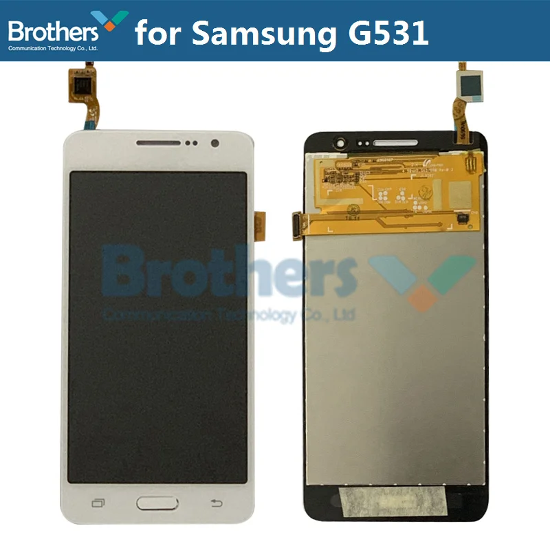 White LCD Для samsung Galaxy Grand Prime G531 G531F SM-G531F G531H ЖК-дисплей с инструментами кодирующий преобразователь сенсорного экрана в сборе 5,0'' - Цвет: White LCD