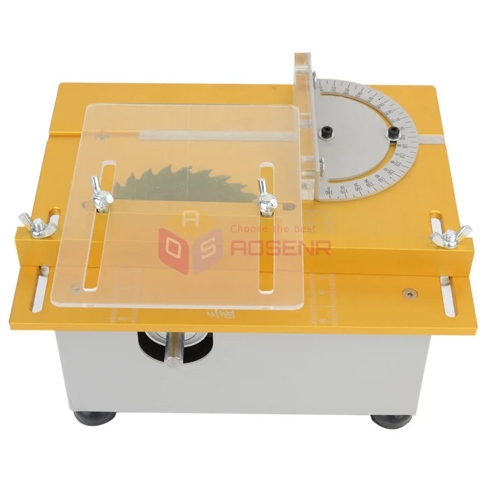 

Mini Table Saw Portable DIY Wood Cutting Machine Woodworking Grinder Polisher Sawing Machine