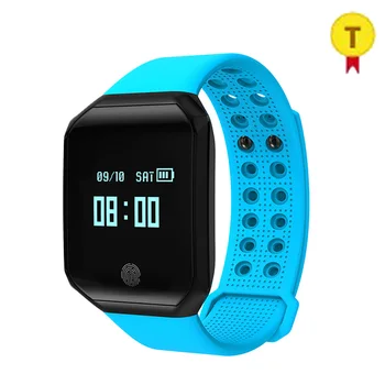 

Bluetooth Smart Bracelet Activity Tracker with Pedometer, Heart Rate Monitor, Sleep Monitor Synchronization for Android or iOS