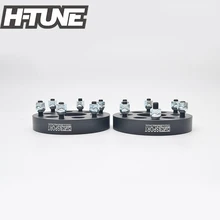 H-TUNE 4PCS Forged Aluminum Black 6x114.3 to 6x139.7 66.1CB 30mm Wheel Spacers For Frontier Pathfinder Xterra Navara high quality new bluetooth steering wheel audio control mode cruise switch for navara frontier xterra pathfinder 84250h