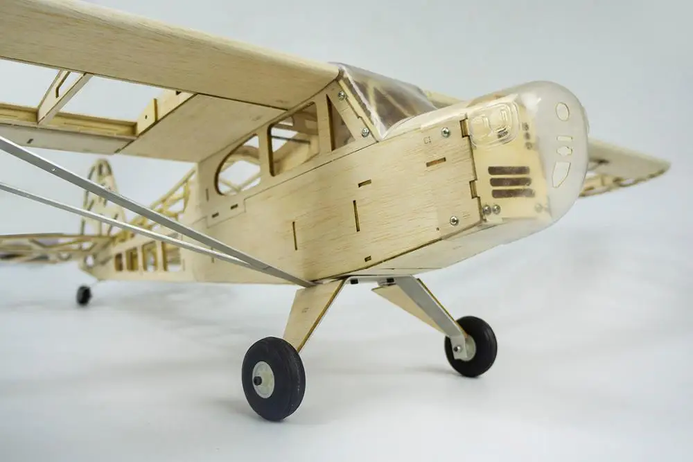 Piper J3 Cub 1200 мм модель крыльев самолетик из пробкового дерева RC строительные