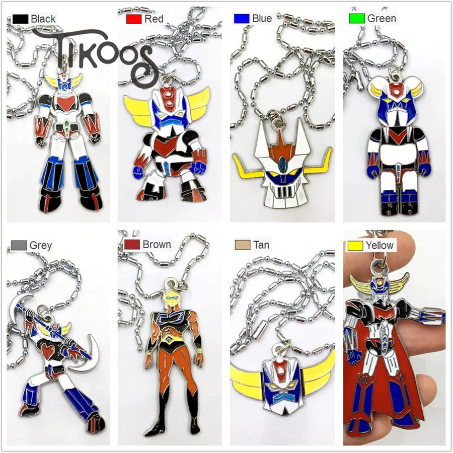 1-5 шт новый UFO робот Grendizer фигурка кукольная подвеска металлическая Мода ожерелье