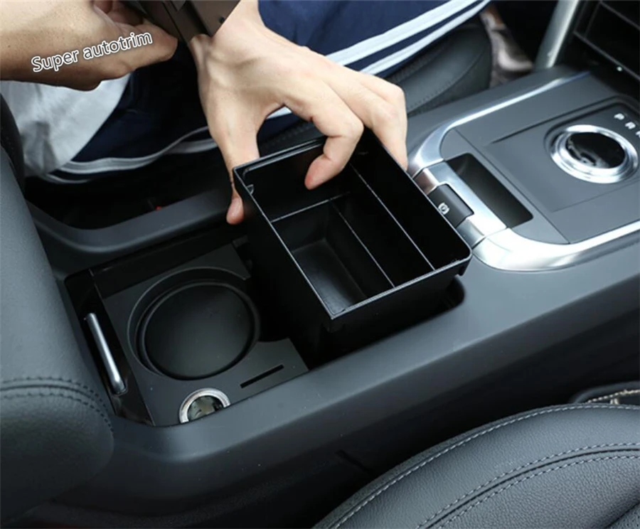 

Lapetus Middle Storage Container Multi-grid Box Case Cover Trim Plastic Fit For Land Rover Discovery Sport 2015 2016 2017 2018