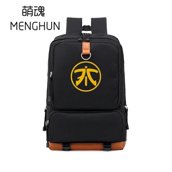 

2018 game fans backpacks e-sport team icon Fnatic backpacks big high quality nylon game team fans backpack