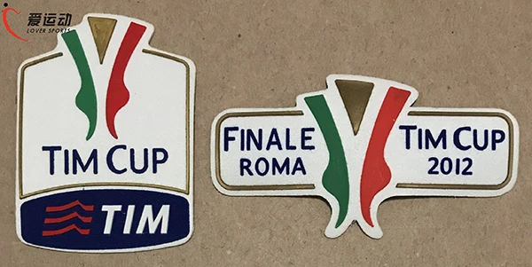 

2012 ITALY TIM CUP FINAL ROMA patch set Italy Tim cup patch Silicone tim cup+FINAL ROMA 2012 patch