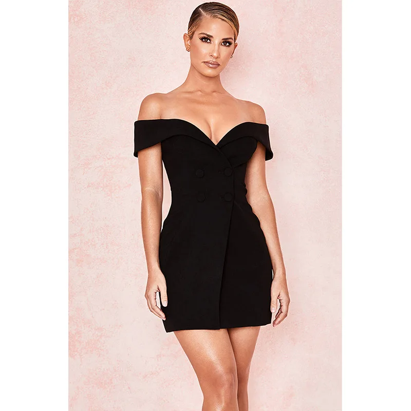 DEIVE TEGER Summer Women Dress Vestidos Black Solid 2019 Sexy Short Sleeve V Neck Club Dress Celebrity Party Dress BY977 DEIVE TEGER Summer Women Dress Vestidos Black Solid 2019 Sexy Short Sleeve V Neck Club Dress Celebrity Party Dress BY977