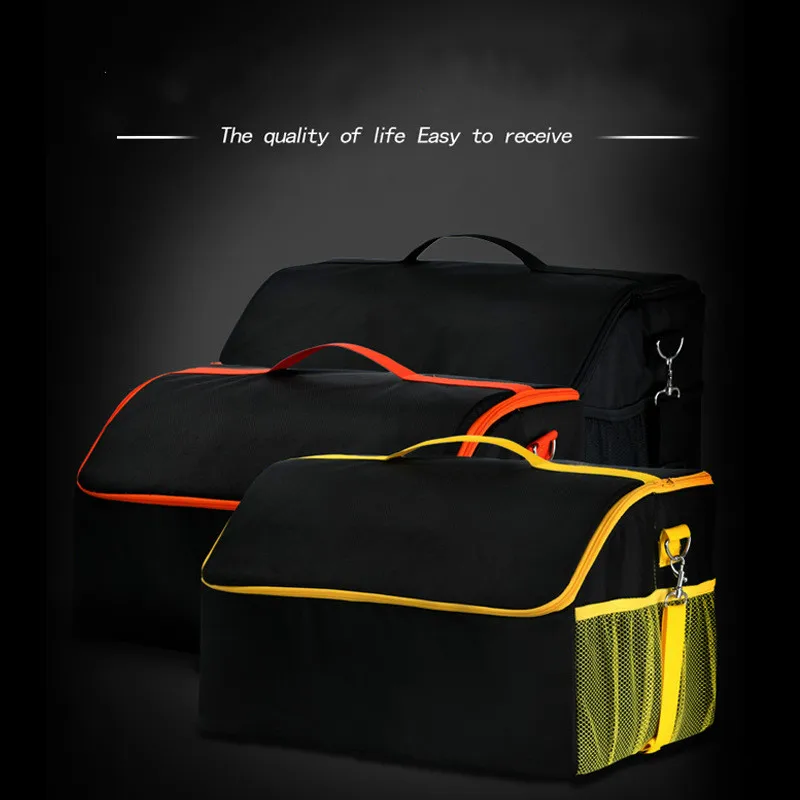47l Car Trunk Storage Box Car Storage Box Multipurpose Folding Set Finishing Box Oxford Cloth