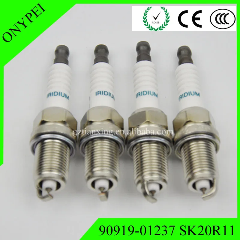 

4pcs 12290-RB0-J11 DIFR6D13 Dual Iridium Spark Plugs For Honda CR-Z 2012-2016 1.5L L4 12290 RB0 J11 12290RB0J11 DIFR6D-13