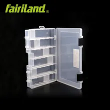 Сказочная приманка коробка с 21 регулируемыми перегородками прозрачные приманки коробки 10,"* 7,1" 1.8in большой размер 15 делители приманка коробка