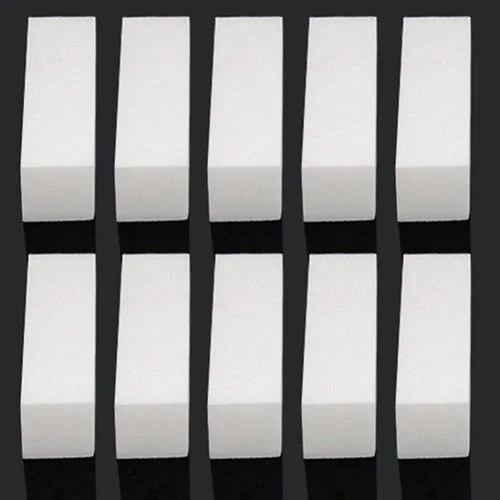 

10Pcs Pro White Acrylic Nail Art Tip Buffing Sanding Blocks Files Nail Buffers Cosmetic Tools