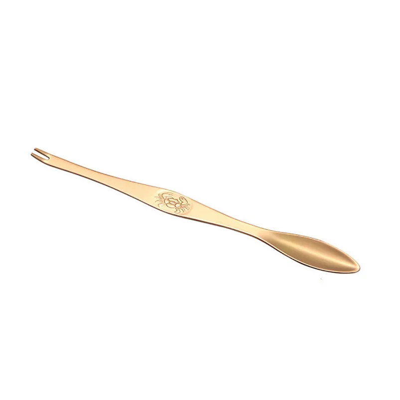 Practical Seafood Crab Lobster Fork Picks Handy Helper Nutcracker Needle Home Party Chicken Accessory Decor Tool 40JY296