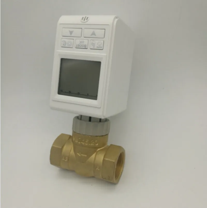 LCD Radiator actuator valves Temperature controlled electric actuator