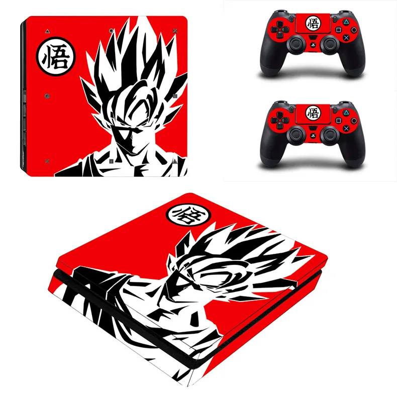 PS4 Slim sticker s Dargon Ball Gogeta Skin Play station 4 Slim sticker для sony Playstation 4 Slim консоли и контроллера Skins - Цвет: YSP4S-1765