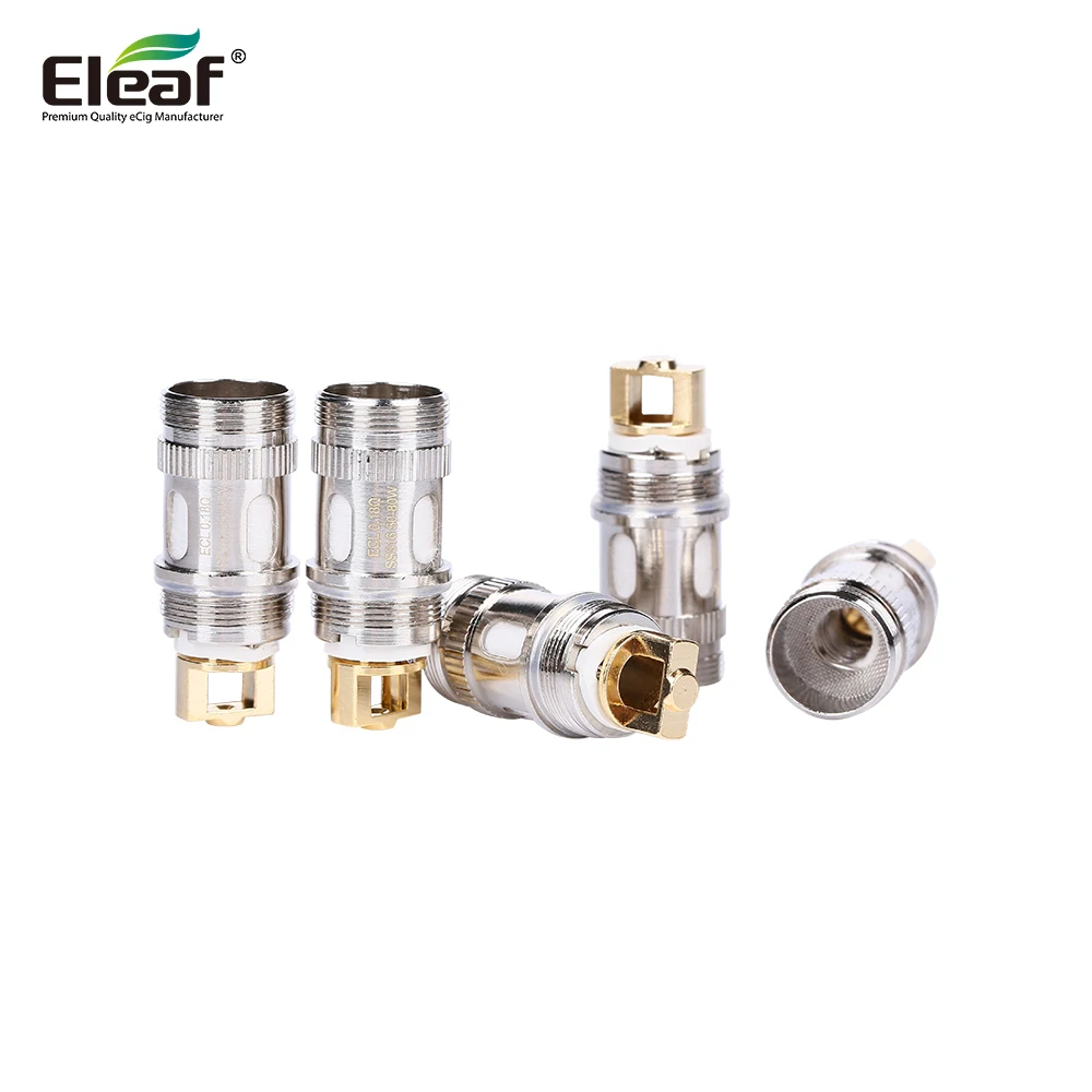 

5 pcs Original Eleaf ECL Coil Head 0.18hm 0.3ohm Replacement Coil For Eleaf ijust 2 MELO 2 MELO 3 iJust S Lemo 3 Atomizer